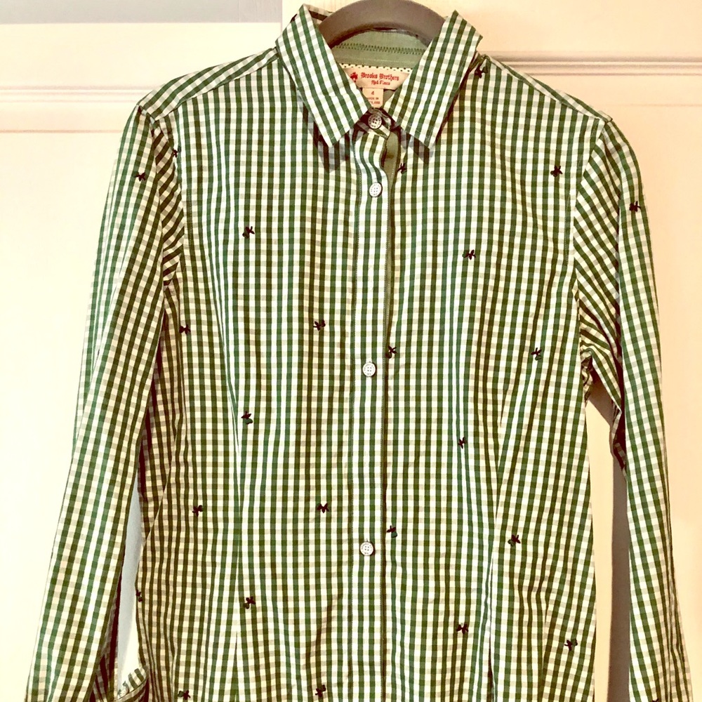 Brooks Brothers Red Fleece button down top